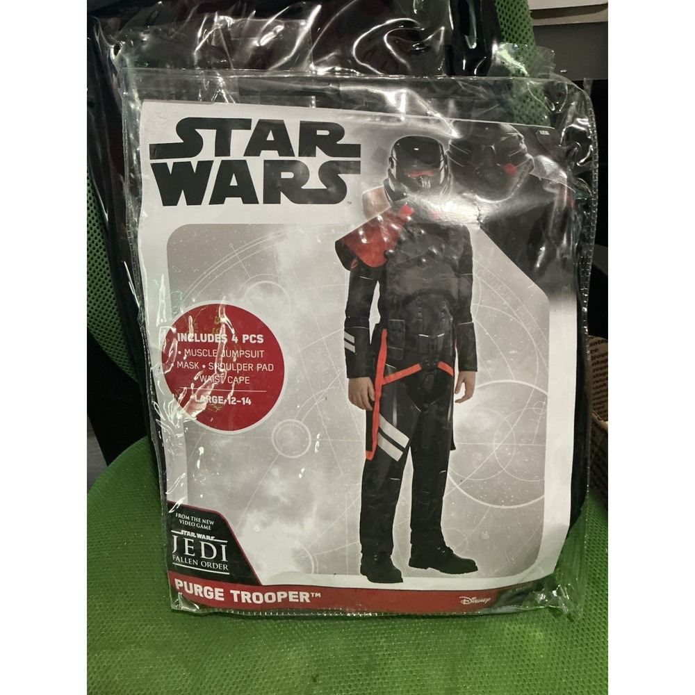 Disney Star Wars Jedi: Fallen Order Purge Trooper Muscle Costume Mask L 12-14